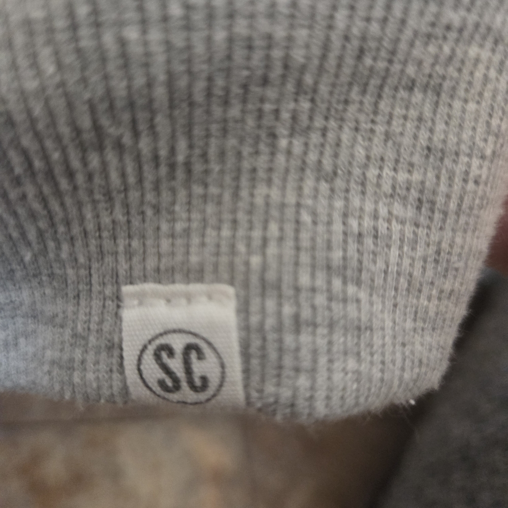 Sovereign Code Los Angeles, Gray Quilted Button-Up Jacket, Large - Picture 3 of 8
